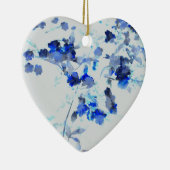 Moderne, trendy kunst van het bloempatroon keramisch ornament (Rechts)