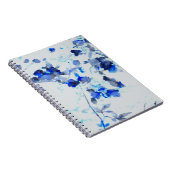 Moderne, trendy kunst van het bloempatroon notitieboek (Rechterzijde)