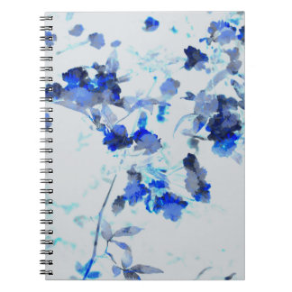 Moderne, trendy kunst van het bloempatroon notitieboek