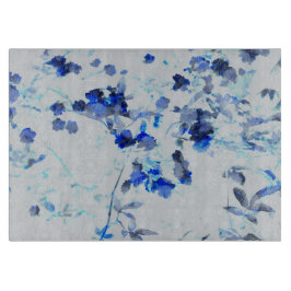 Moderne, trendy kunst van het bloempatroon snijplank