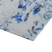 Moderne, trendy kunst van het bloempatroon snijplank (Hoek)