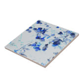 Moderne, trendy kunst van het bloempatroon tegeltje (Zijkant)