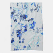 Moderne, trendy kunst van het bloempatroon theedoek (Verticaal)