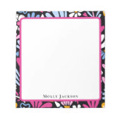 Moderne trendy leuke Bohemian Girly Notitieblok (Voorkant)