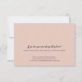 Moderne trendy logo branding small business bedankkaart (Achterkant)