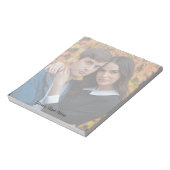 Moderne trendy Maak je eigen foto en tekst Notitieblok (Linkerzijde)