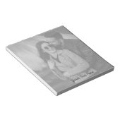 Moderne Trendy Maak je eigen foto en tekst Notitieblok (Schuin)