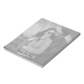 Moderne Trendy Maak je eigen foto en tekst Notitieblok (Linkerzijde)