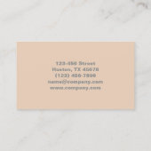 Moderne Trendy Manicurist Nail Artist Nail Salon Visitekaartje (Achterkant)