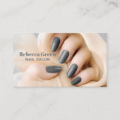 Moderne Trendy Manicurist Nail Artist Nail Salon Visitekaartje (Voorkant)