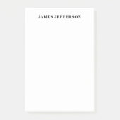 Moderne trendy minimalistische vlakte post-it® notes (Voorkant)