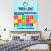 Moderne trendy muurkunst exclusieve luxe canvas afdruk (Insitu (Slaapkamer))