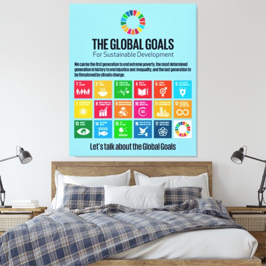 Moderne trendy muurkunst exclusieve luxe canvas afdruk (Insitu (Slaapkamer))