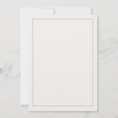 Moderne Trendy Ontwerper Stof Roze Blush Trouw Kaart (Achterkant)