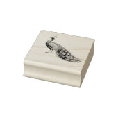 Moderne trendy pauw rubberstempel (Stempel)