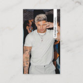 Moderne trendy professionele fotografie visitekaartje (Voorkant)