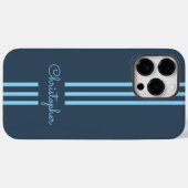 Moderne trendy race strepen gemerkt  Case-Mate iPhone case (Achterkant (horizontaal))