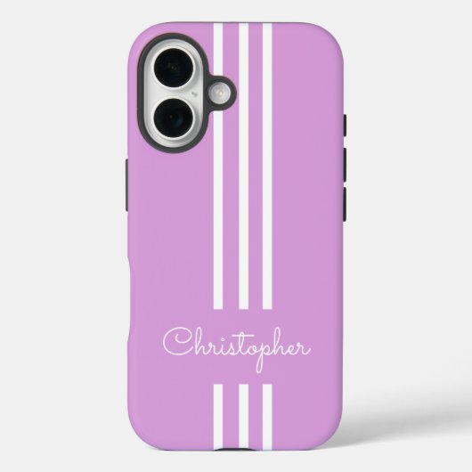 Moderne trendy racing strepen gemerkt Case-Mate iPhone case (Achterkant)