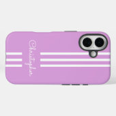 Moderne trendy racing strepen gemerkt Case-Mate iPhone case (Achterkant (horizontaal))