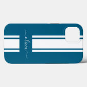 Moderne trendy racing strepen gemerkt  Case-Mate iPhone case (Achterkant (horizontaal))