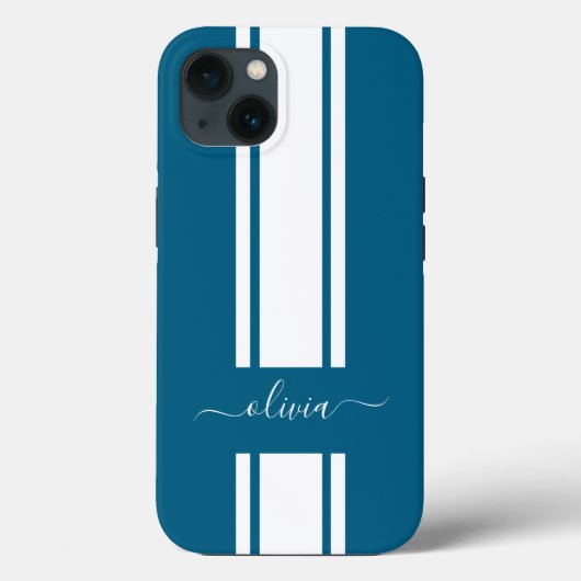 Moderne trendy racing strepen gemerkt  Case-Mate iPhone case (Achterkant)