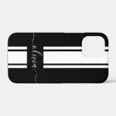 Moderne trendy racing strepen gemerkt Case-Mate iPhone case (Achterkant (horizontaal))