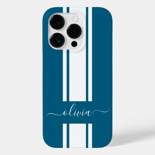 Moderne trendy racing strepen gemerkt  Case-Mate iPhone case (Achterkant)