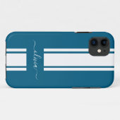 Moderne trendy racing strepen gemerkt Case-Mate iPhone case (Achterkant (horizontaal))