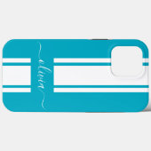 Moderne trendy racing strepen gemerkt Case-Mate iPhone case (Achterkant (horizontaal))