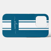 Moderne trendy racing strepen gemerkt Case-Mate iPhone case (Achterkant (horizontaal))