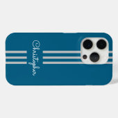 Moderne trendy racing strepen gemerkt Case-Mate iPhone case (Achterkant (horizontaal))