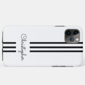 Moderne trendy racing strepen gemerkt Case-Mate iPhone case (Achterkant (horizontaal))
