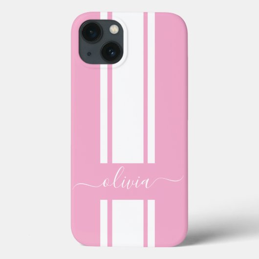 Moderne trendy racing strepen gemerkt Case-Mate iPhone case (Achterkant)
