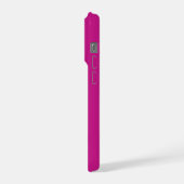 Moderne trendy racing strepen gemerkt iPhone hoesje (Linkerkant)