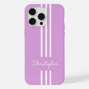 Moderne trendy racing strepen gemerkt  iPhone 15 pro max case