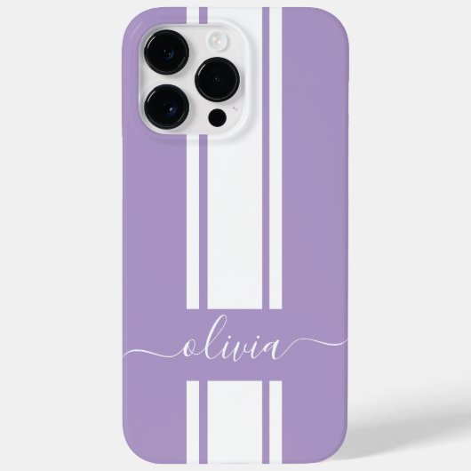 Moderne trendy racingstrepen gemerkt  Case-Mate iPhone case (Achterkant)