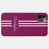 Moderne trendy racingstrepen gemerkt Case-Mate iPhone case (Achterkant (horizontaal))