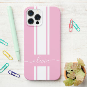 Moderne trendy racingstrepen gemerkt  iPhone 12 pro max hoesje