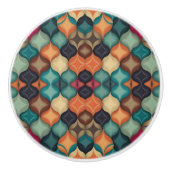 Moderne trendy retro keramische knop (Voorkant)