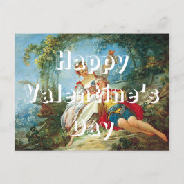 Moderne trendy rococo Happy Lovers Valentijnsdag Briefkaart