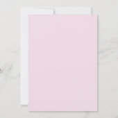 Moderne Trendy Roze Kwast Script Afstudeerfeest Kaart (Achterkant)