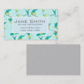 Moderne trendy skileraar Ski leraar Visitekaartje (Voorkant / Achterkant)