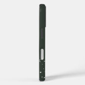 Moderne trendy sneeuw kerstboom Case-Mate iPhone case (Achterkant / Rechts)
