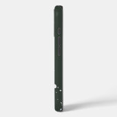 Moderne trendy sneeuw kerstboom Case-Mate iPhone case (Achterkant / Links)