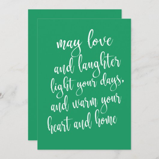 Moderne trendy St Patrick's Day Party Kaart (Voorkant / Achterkant)