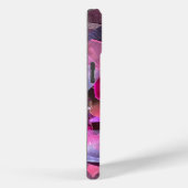 Moderne trendy stijlvolle bordeaux roze magenta pa Case-Mate iPhone case (Achterkant / Rechts)