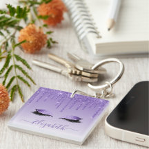 Moderne Trendy Stijlvolle Paarse Glitter Wimpers