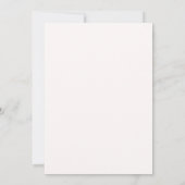 Moderne Trendy Stof Roze Blush Bruiloft Kaart (Achterkant)