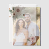 Moderne Trendy Stof Roze Blush Bruiloft Vellum Uitnodigingen (Offset (Koppel))