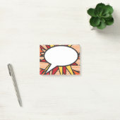 Moderne trendy stripboek Pop Art spraakballon Post-it® Notes (Kantoor)
